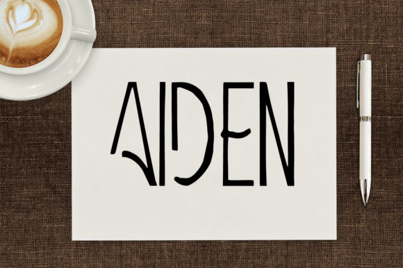 Aiden: The Quirky Display Font That Redefines Modern Design