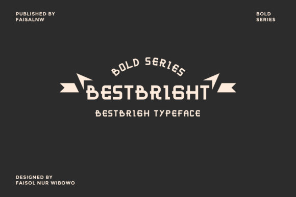 Bestbright: The Vintage Display Font That Elevates Every Design Project