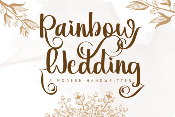 Bringing Elegance to Life: The Timeless Appeal of Rainbow Wedding Font