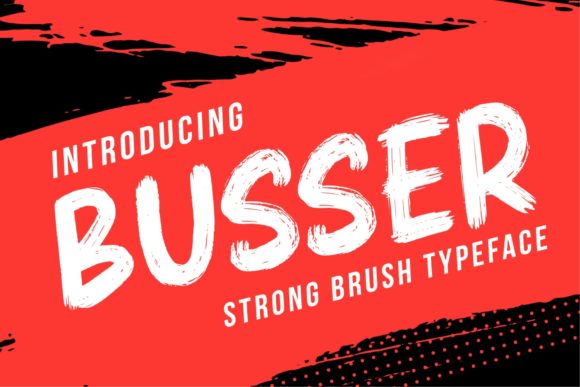 Busser: The Urban Edge for Bold Typography