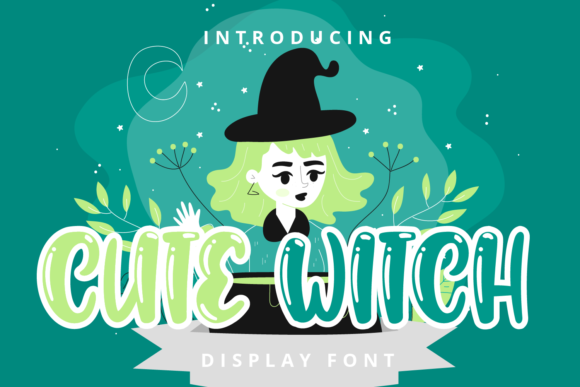 Cute Witch: The Playful Display Font That Brings Authenticity to Every Project