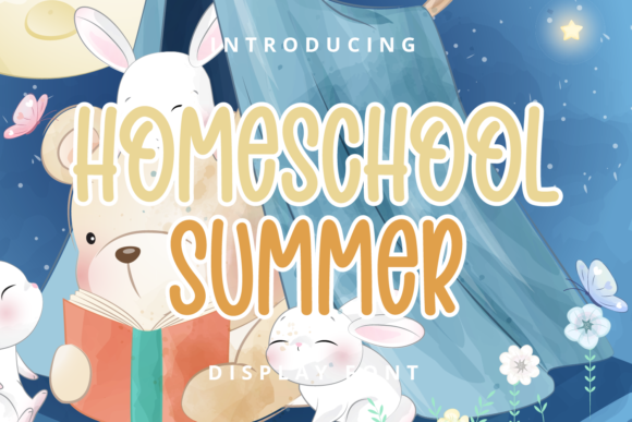 Homeschool Summer: A Playful Font for Creative Projects