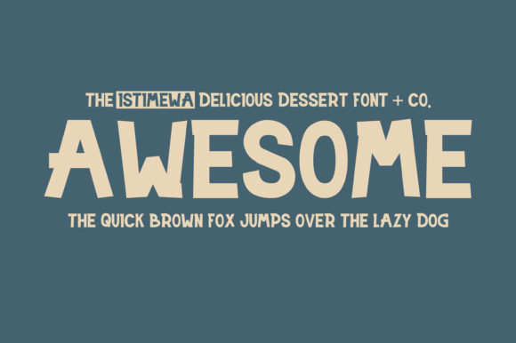 Istimewa: The Bold Statement Font for High-Impact Designs
