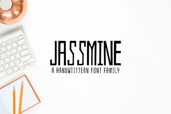 Jassmine Family: A Retro-Modern Display Font for Creative Projects
