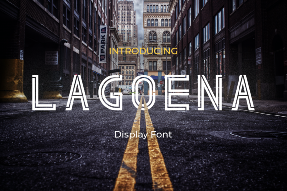 Lagoena: The Modern Display Font for Bold Branding