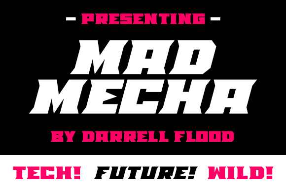 Mad Mecha: The Bold Typography Choice for Modern Brand Identity