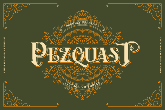 Pezquast: The Vintage Bold Font for Striking Designs
