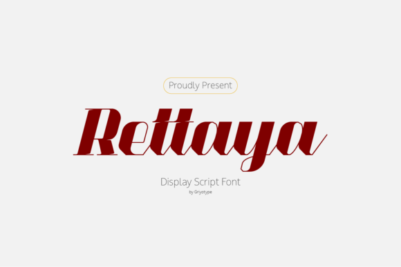 Rettaya: The Bold Display Font That Transforms Your Designs