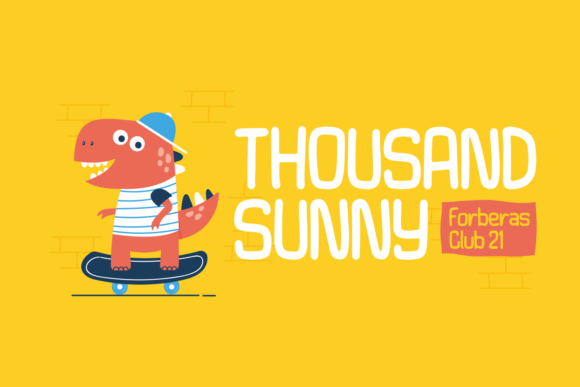 Thousand Sunny: A Quirky Font for Creative Projects