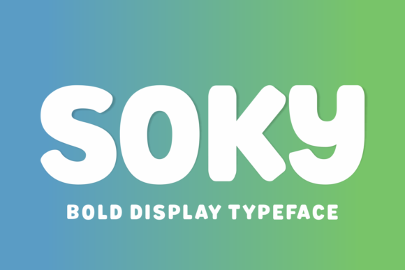 Unleashing Bold Creativity with the Soky Display Typeface