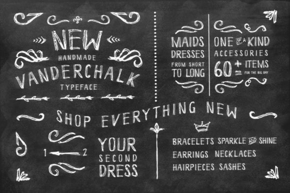 Vanderchalk: The Brushed Display Font That Brings Authenticity to Your Designs